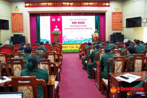 Đảng ủy Quân sự tỉnh Quảng Bình: Thông báo nhanh kết quả Hội nghị Ban chấp hành Trung ương Đảng khoá XIII