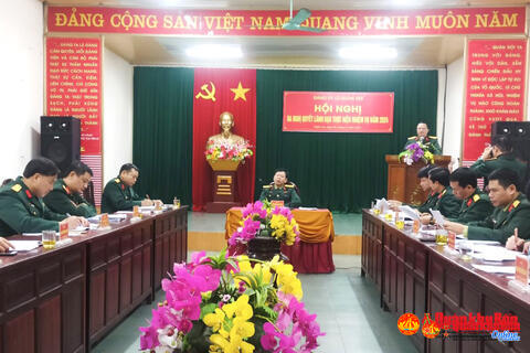 Đảng ủy Lữ đoàn Phòng không 283: Lãnh đạo thực hiện tốt nhiệm vụ năm 2023