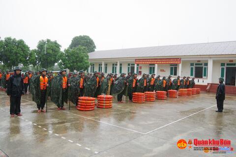 Sư đoàn 968 (Quân khu 4): Sẵn sàng giúp nhân dân ứng phó với mưa bão