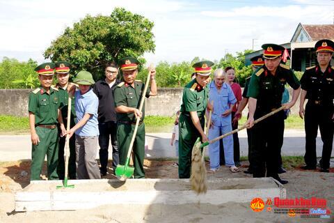 Lữ đoàn Thông tin 80, Quân khu 4: Khởi công xây dựng “Nhà đồng đội”