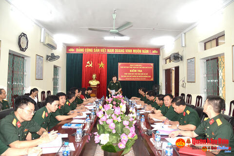 Ban Chỉ huy Quân sự huyện Hoằng Hóa (Thanh Hóa) thực hiện tốt Quy chế dân chủ cơ sở