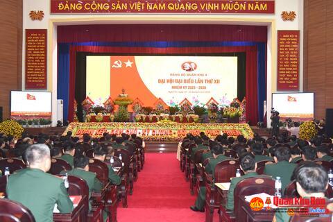 Thượng tướng Nguyễn Hồng Thái: Đảng bộ Quân khu 4 tập trung lãnh đạo đổi mới, nâng cao chất lượng huấn luyện, diễn tập cho các đối tượng, nâng cao sức mạnh tổng hợp và trình độ, khả năng chiến đấu của Lực lượng vũ trang Quân khu*