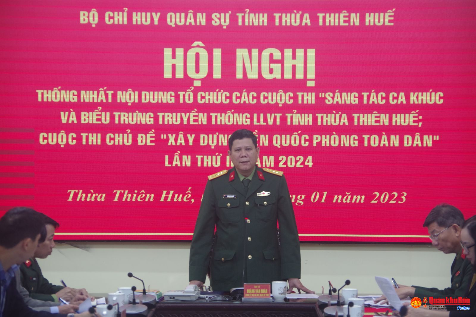Bộ Chỉ huy Quân sự tỉnh THừa Thiên Huế: Chuẩn bị tốt cho các cuộc thi năm 2024