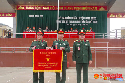 Trung đoàn 3, Sư đoàn 324 tổ chức Lễ ra quân huấn luyện năm 2025