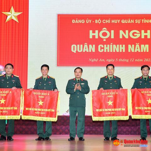 Đảng ủy, Bộ Chỉ huy Quân sự tỉnh Nghệ An: Hội nghị quân chính năm 2023