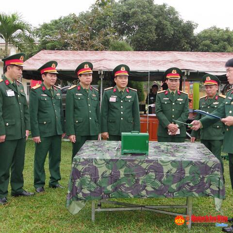 Bộ Chỉ huy Quân sự tỉnh Thanh Hóa: Hội thi sáng kiến, cải tiến mô hình học cụ huấn luyện năm 2024