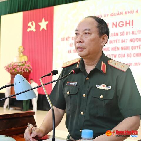 Đảng ủy Quân khu: Sơ kết thực hiện Kết luận số 01 của Bộ Chính trị, Nghị quyết số 847 của Quân ủy Trung ương.