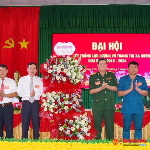 Lực lượng vũ trang thị xã Hương Trà: Đại hội thi đua quyết thắng giai đoạn 2019 - 2024