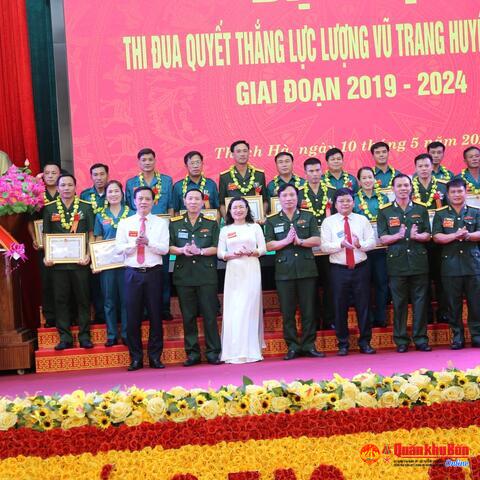 Đại hội Thi đua quyết thắng LLVT huyện Thạch Hà, giai đoạn 2019 - 2024.