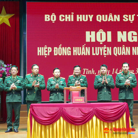 Hà Tĩnh: Hiệp đồng giao, nhận và huấn luyện quân nhân dự bị năm 2025