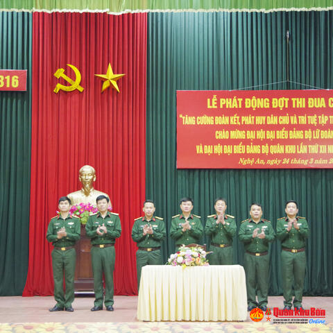 Lữ đoàn Pháo binh 16, Quân khu 4 phát động đợt thi đua cao điểm