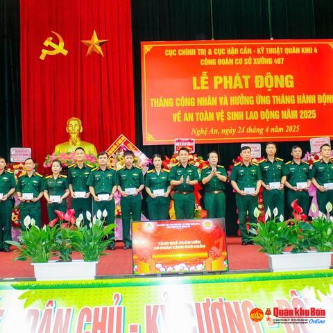 Phát động tháng công nhân và vệ sinh an toàn lao động