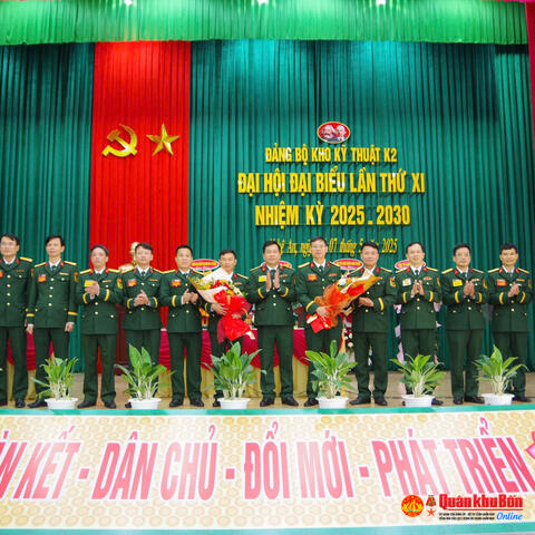 Đảng bộ Kho Kỹ thuật K2: Đại hội đại biểu lần thứ XI, nhiệm kỳ 2025 – 2030 thành công tốt đẹp