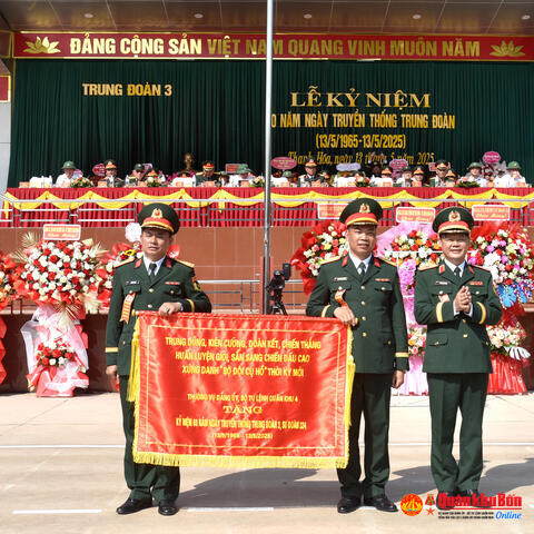 Kỷ niệm 60 năm Ngày truyền thống Trung đoàn 3, Sư đoàn 324