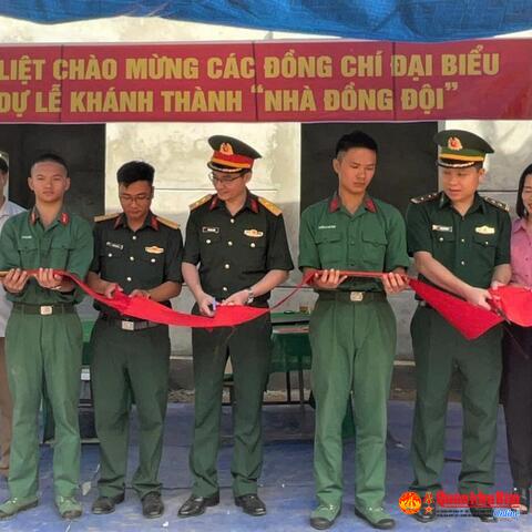 Trung đoàn 3, Sư đoàn 324 (Quân khu 4) khánh thành, bàn giao “Ngôi nhà 100 đồng”