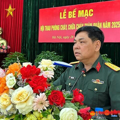 Quân khu 4 đạt giải Xuất sắc Hội thao phòng cháy, chữa cháy toàn quân năm 2025