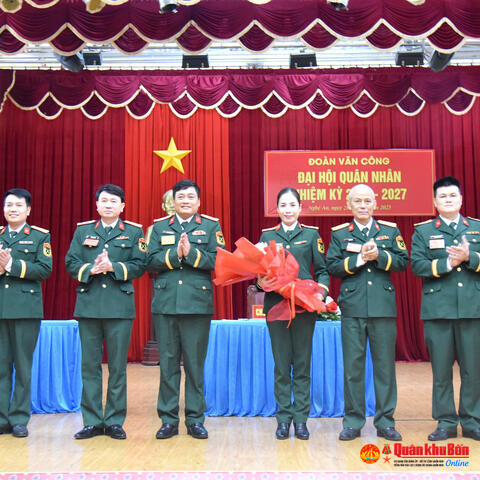 Đoàn Văn công Quân khu 4: Đại hội quân nhân nhiệm kỳ 2025 - 2027 thành công tốt đẹp