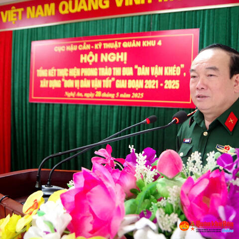 Cục Hậu cần - Kỹ thuật Quân khu: Tổng kết phong trào thi đua “Dân vận khéo”, xây dựng “Đơn vị dân vận tốt”