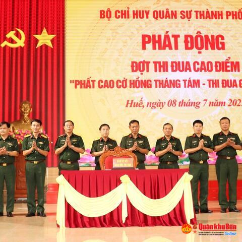Bộ Chỉ huy Quân sự thành phố Huế: Hội nghị Quân chính 6 tháng đầu năm 2025