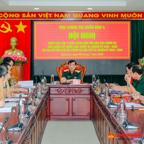 Cục Chính trị Quân khu 4: Thông qua các ý kiến tham luận vào Báo cáo chính trị của Đảng ủy Quân khu khóa XI, nhiệm kỳ 2020-2025