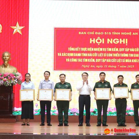 Nghệ An xác định được danh tính 1.015 hài cốt liệt sĩ hy sinh tại Lào