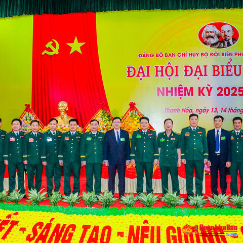 Đảng bộ Ban Chỉ huy Bộ đội biên phòng tỉnh Thanh Hóa tổ chức thành công Đại hội Đại biểu lần thứ I nhiệm kỳ 2025-2030
