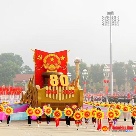 Hoành tráng Lễ diễu binh, diễu hành kỷ niệm 80 năm Cách mạng Tháng Tám và Quốc khánh 2/9