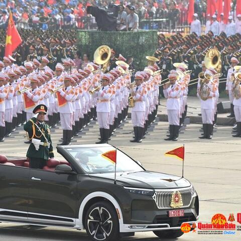 Hình ảnh các khối diễu binh hùng tráng của Quân đội Nhân dân Việt Nam