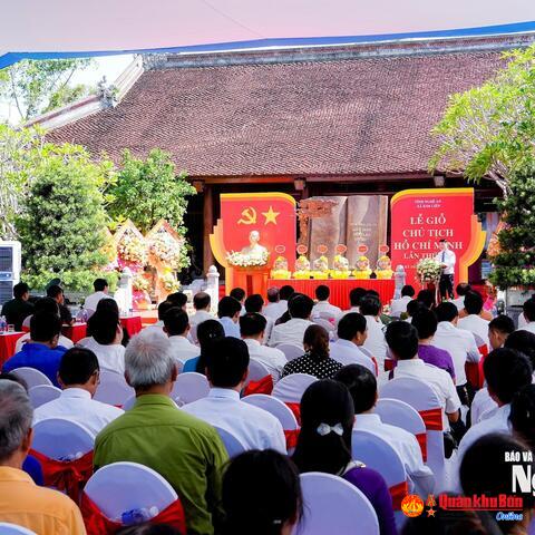 Trang trọng Lễ giỗ Chủ tịch Hồ Chí Minh lần thứ 56