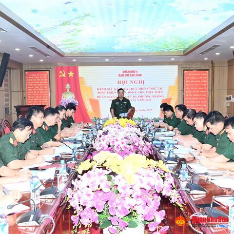 Quân khu 4: Hội nghị về phát triển khoa học công nghệ, đổi mới sáng tạo, chuyển đổi số