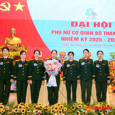 Hội phụ nữ cơ quan Bộ Tham mưu Quân khu 4  Đại hội nhiệm kỳ 2025 – 2030