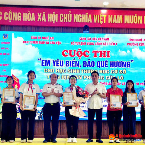 Cuộc thi “Em yêu biển, đảo quê hương” tại phường Cửa Lò