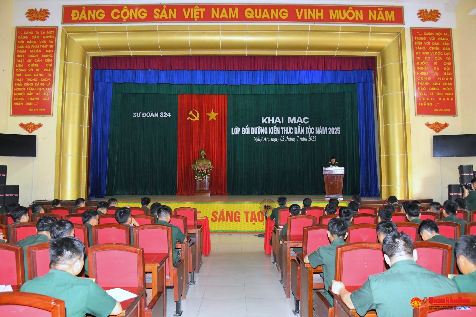 Sư đoàn 324 khai mạc lớp bồi dưỡng kiến thức dân tộc năm 2025