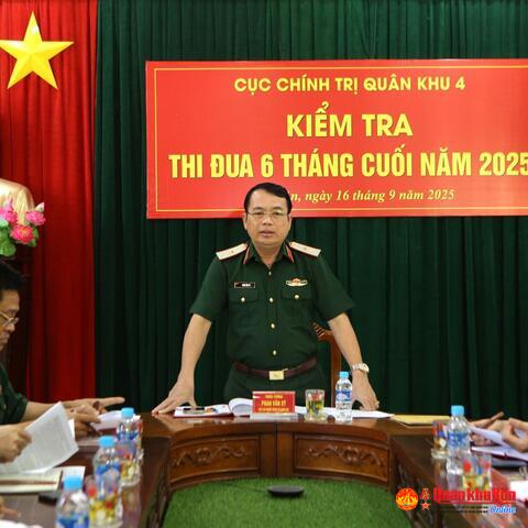 Kiểm tra thi đua tại Toà án Quân sự Quân khu và Viện Kiểm sát Quân sự Quân khu