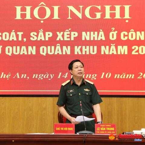 Quân khu 4 rà soát, sắp xếp nhà ở công vụ năm 2025