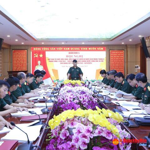 Quân khu 4: Chỉ đạo thực hiện tốt luyện tập diễu binh, diễu hành kỷ niệm 80 năm Cách mạng Tháng Tám và Quốc khánh 2/9
