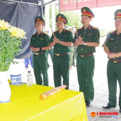 Sư đoàn 968 tìm thấy một hài cốt liệt sĩ