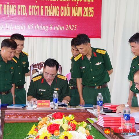 Sư đoàn 968, Quân khu 4 kiểm tra hoạt động công tác Đảng, công tác chính trị