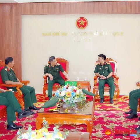 Giám đốc Học viện Quốc phòng thăm, kiểm tra Ban Chỉ huy Phòng thủ Khu vực 2 – A Lưới 2