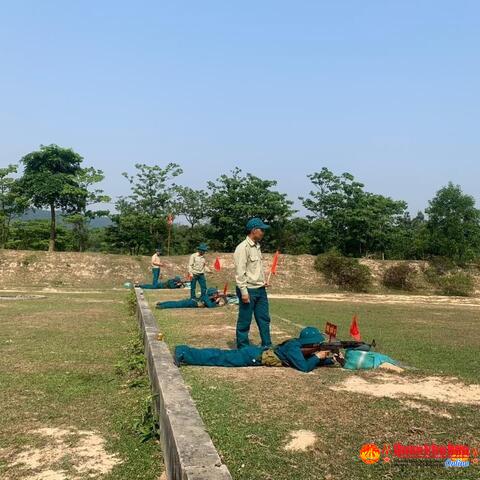 Ban CHQS huyện Hướng Hóa: Kết thúc huấn luyện dân quân năm thứ nhất đạt kết quả cao