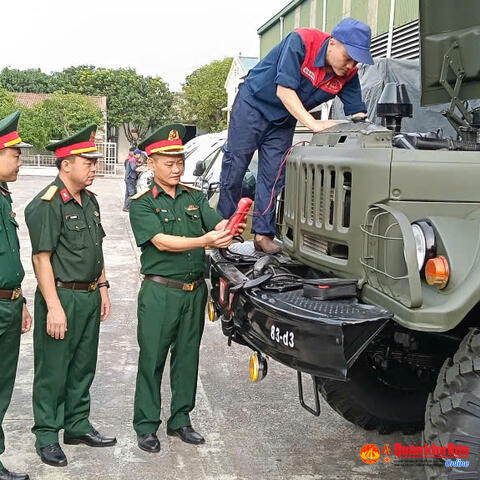 Nghiệm thu kết quả sửa chữa Xe - Máy khu vực tại Xưởng 467