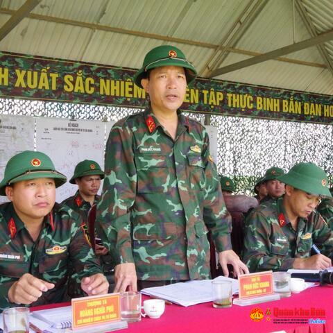 Sư đoàn 968 thông qua phương án thực binh bắn đạn hơi trong diễn tập năm 2025