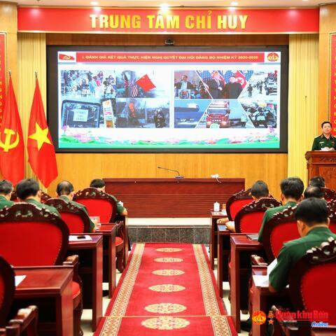 Học tập, quán triệt, triển khai thực hiện Nghị quyết Đại hội Đảng bộ Quân khu lần thứ XII, nhiệm kỳ 2025-2030