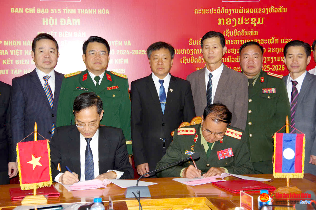 Thanh Hóa - Hủa Phăn: Tăng cường hợp tác tìm kiếm, quy tập hài cốt liệt sĩ tại Lào