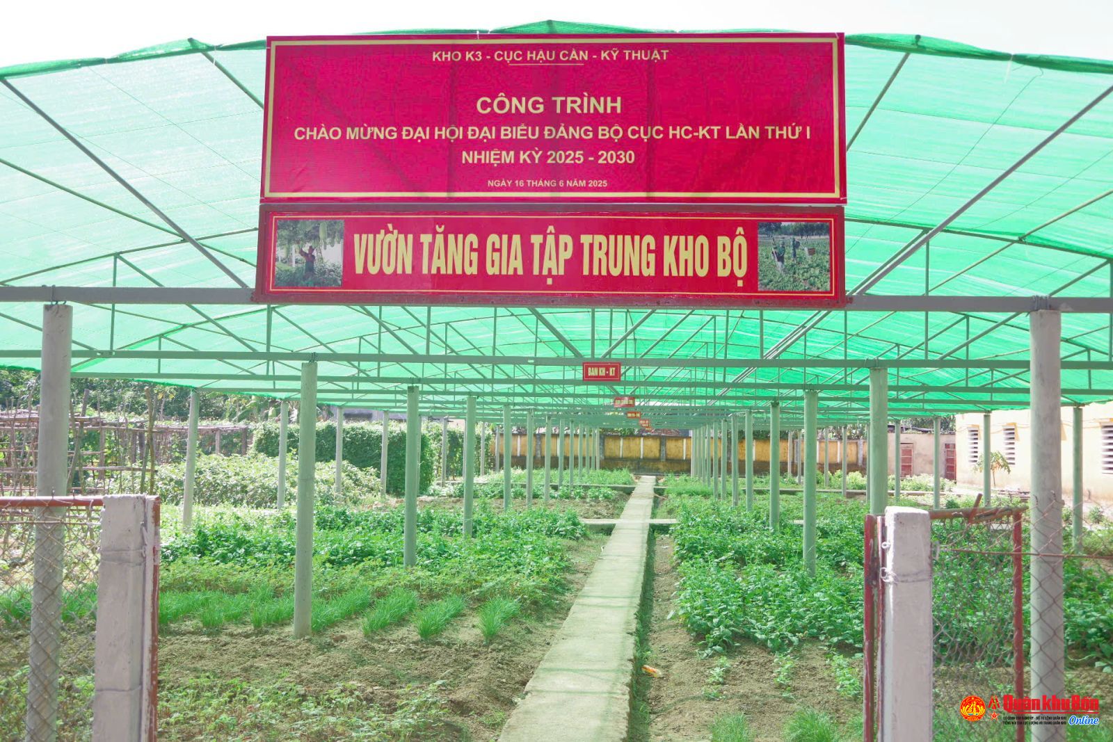 Kho K3 hoàn thành công trình chào mừng Đại hội Đảng bộ Cục Hậu cần - Kỹ thuật