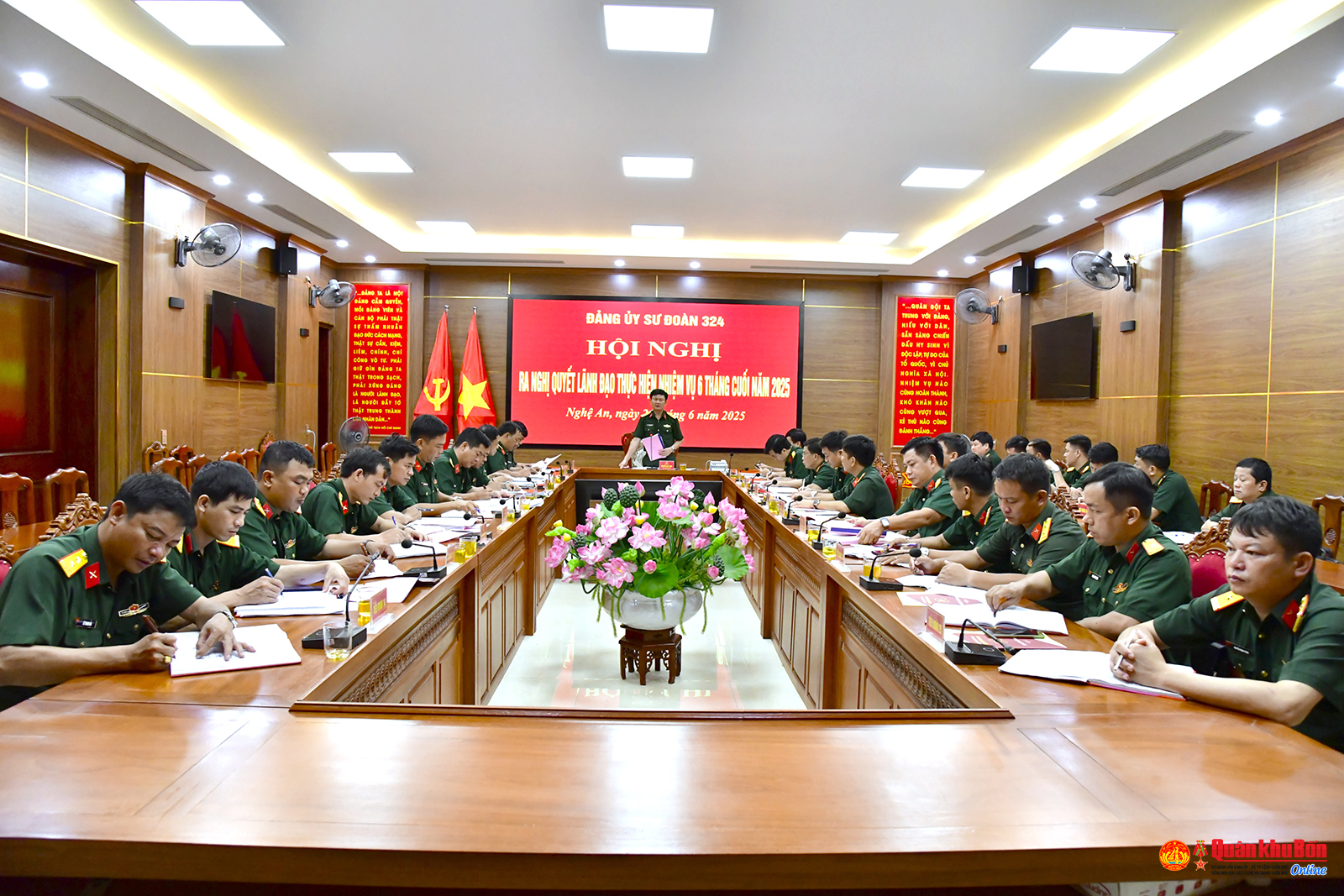 Đảng ủy Sư đoàn 324, Quân khu 4: Lãnh đạo thực hiện tốt nhiệm vụ 6 tháng đầu năm 2025