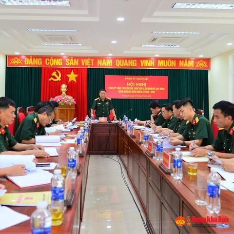 Đảng ủy Đoàn Kinh tế - Quốc phòng 337: Hoàn thành tốt công tác kiểm tra, giám sát nhiệm kỳ 2020-2025