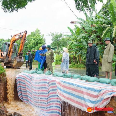Bộ Chỉ huy Quân sự tỉnh Quảng Bình: Sẵn sàng lực lượng, phương tiện ứng phó với bão số 1