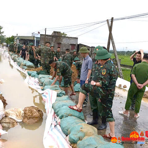Thanh Hóa: Khẩn trương chống tràn đê Hoạt Giang