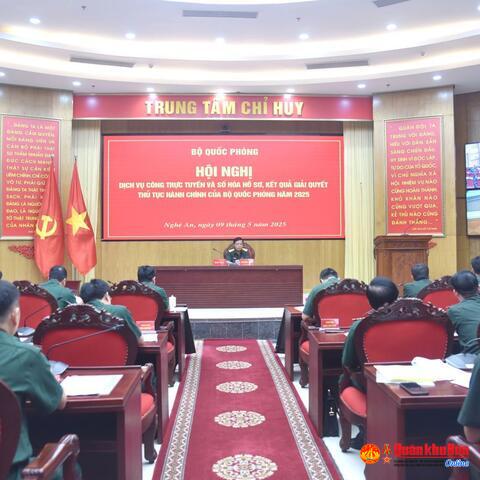 Bộ Quốc phòng: Thực hiện tốt dịch vụ công trực tuyến và số hóa hồ sơ, giải quyết thủ tục hành chính
